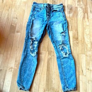 AE next level stretch distressed jeans